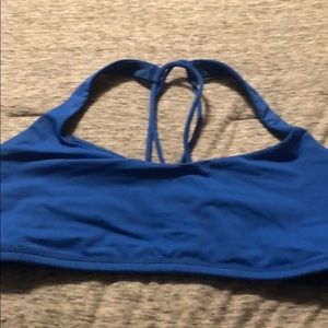 Blue size small sports bra
